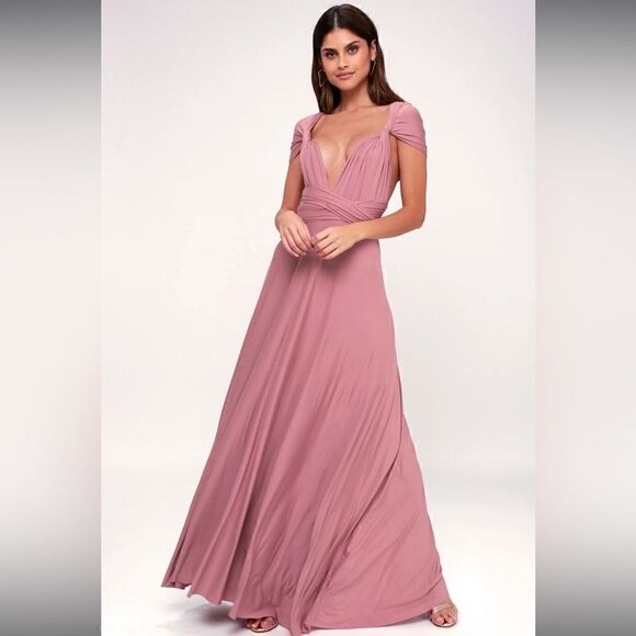 Lulu’s Tricks of the Trade Mauve Maxi Dress - Picture 3 of 16